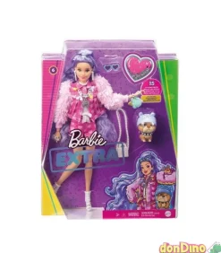 Muñeca barbie extra c/15 accesorios y mascota