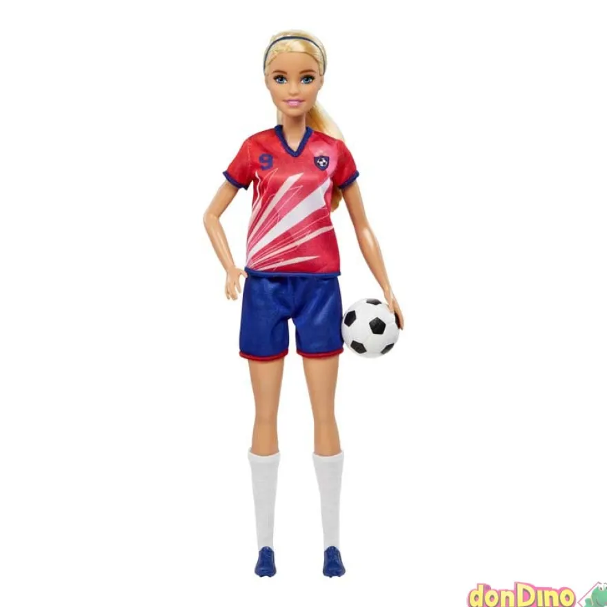 Muñeca barbie futbolista