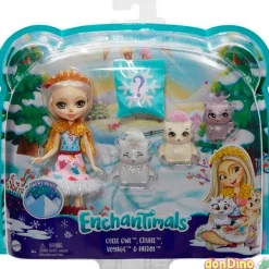 Muñeca con mascotas enchantimals snow valley