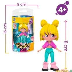 Muñeca girl pinypon top surtidas deco mini tattoos