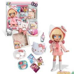 Muñeca hello kitty pijama party