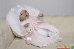 Muñeca reborn julia 46 cm. rosa