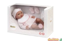 Muñeca reborn paula 42 cm. c/acceso sin pelo,c/peso,cuerpo de tela