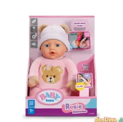 Muñeca rosie interactiva baby born funciones y sonidos