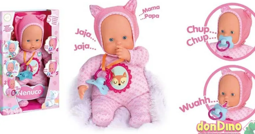 Muñeco nenuco blandito 5 funciones