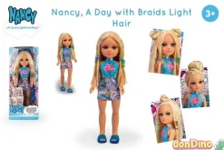Nancy un dia de trenzas rubia