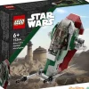 Nave estelar boba fett lego star wa star wars microfighter