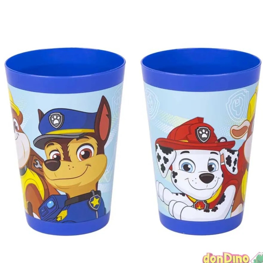 Neceser aseo viaje patrulla canina vaso, cepillo y toalla