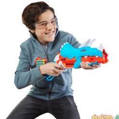 Nerf tricera-blast dinosquad c/12 dardos