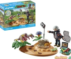 Nido estegosaurio playmobil dinos 29 pzas.