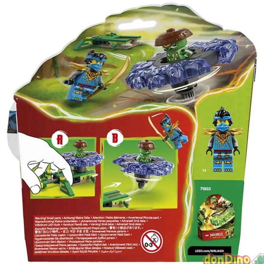 Nya vs spinner monstruo mutante lego ninjago