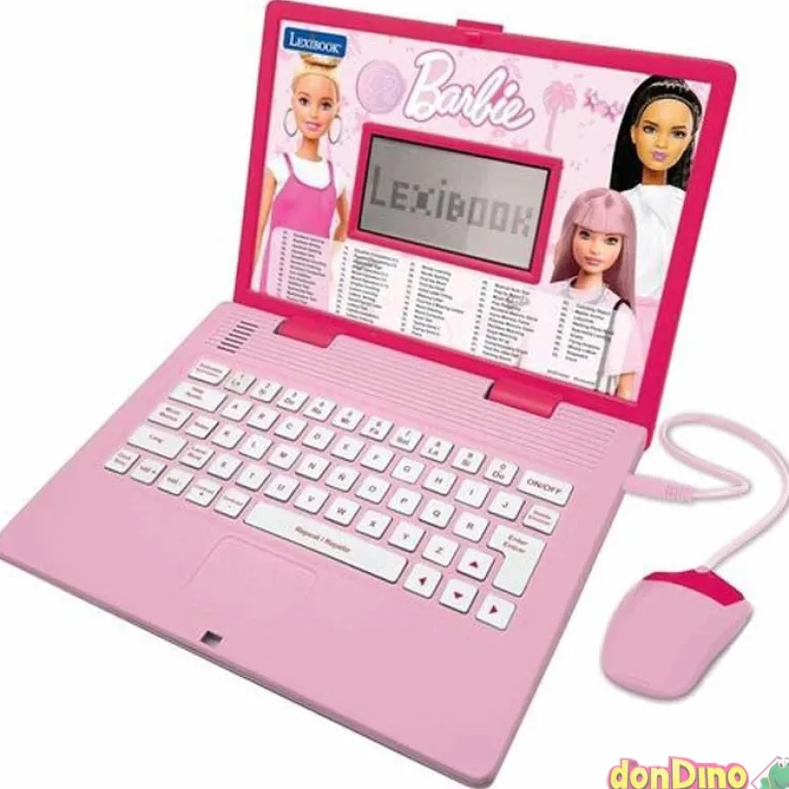 Ordenador bilingue educativo barbie 124 actividades