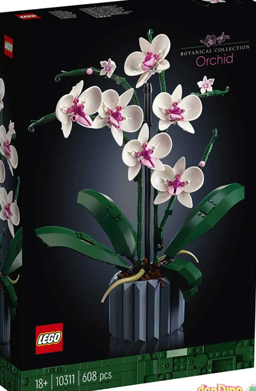 Orquideas lego botanicals 608 pzas.