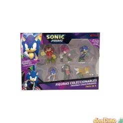 Pack 8 figuras accion sonic prime
