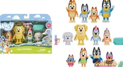 Pack 4 figuras bluey serie 4.