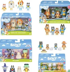 Pack 4 figuras bluey surtidos
