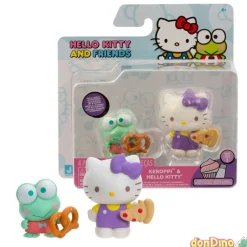 Pack 2 figuras hello kitty & friend 5 cm. - serie 1