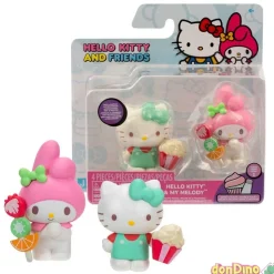 Pack 2 figuras hello kitty & friend 5 cm. - serie 1