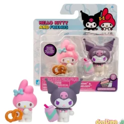 Pack 2 figuras hello kitty & friend 5 cm. - serie 1
