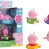 Pack 4 figuritas de baño peppa pig