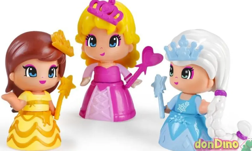 Pack 3 princesas pinypon mix is max