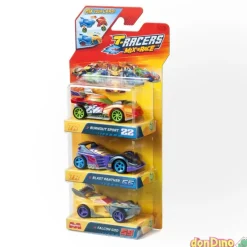 Pack 3 t-racers mix'n race blister