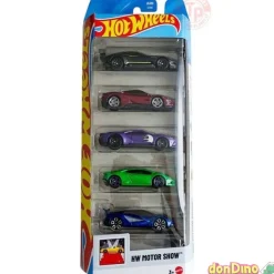Pack 5 vehiculos hot wheels surtidos