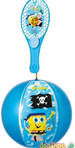 Pala c/pelota goma bob esponja