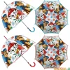Paraguas patrulla canina burbuja