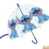 Paraguas stitch azul burbuja autom.