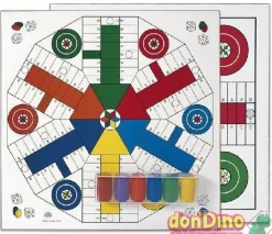 Parchis 4&6 jugadores 2 en 1 on accesorios
