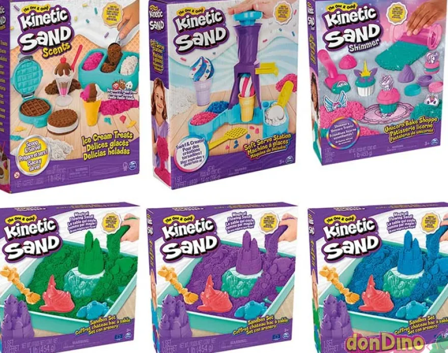Pasteleria unicornio kinetic sand shimmer - 453 g.
