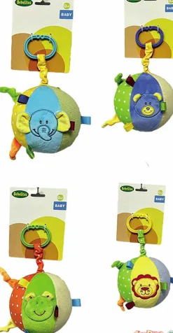 Pelota sonajero peluche animales surtida