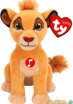 Peluche beanies babies disney c/son simba,nala,dumbo y stitch
