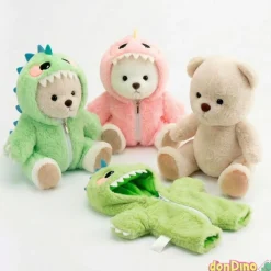 Peluche lofy 30 cm. con vestido cremallera - surtidos