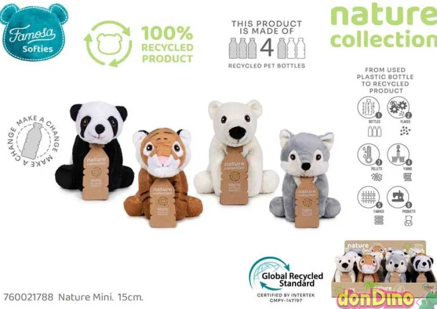Peluche mini nature collection 15cm