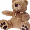 Peluche oso marron 95 cm. con lazo