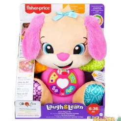 Peluche perrita rie y aprende fisher-price