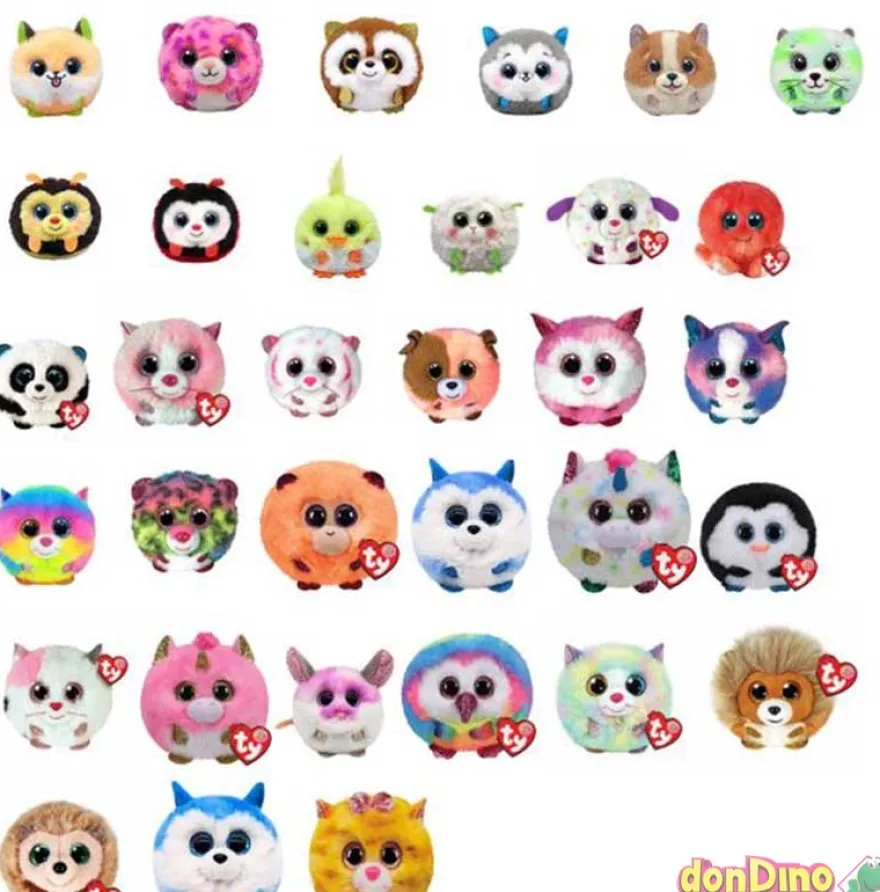 Peluche puffies ty 10 cm.