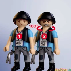 Persecucion en moto playmobil city action