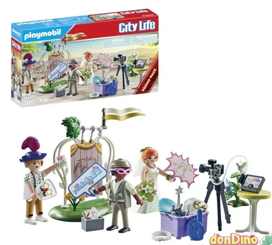 Photocall boda playmobil city life 79 pzas.