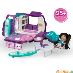 Pinypon terrific van +25 accesorios - 2 en 1 - glow in the dark