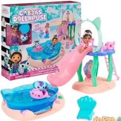 Piscina gatastica de 'gabby girl' la casa de muñecas de gabby
