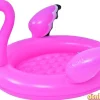 Piscina infantil hinchable flamenco 108x95x65 cm.