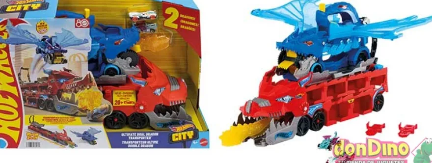 Pista dragon transportador hot whee hot wheels city