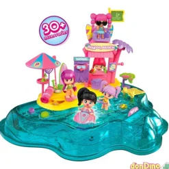 Playa pinypon c/1 figura y 30 accesorios