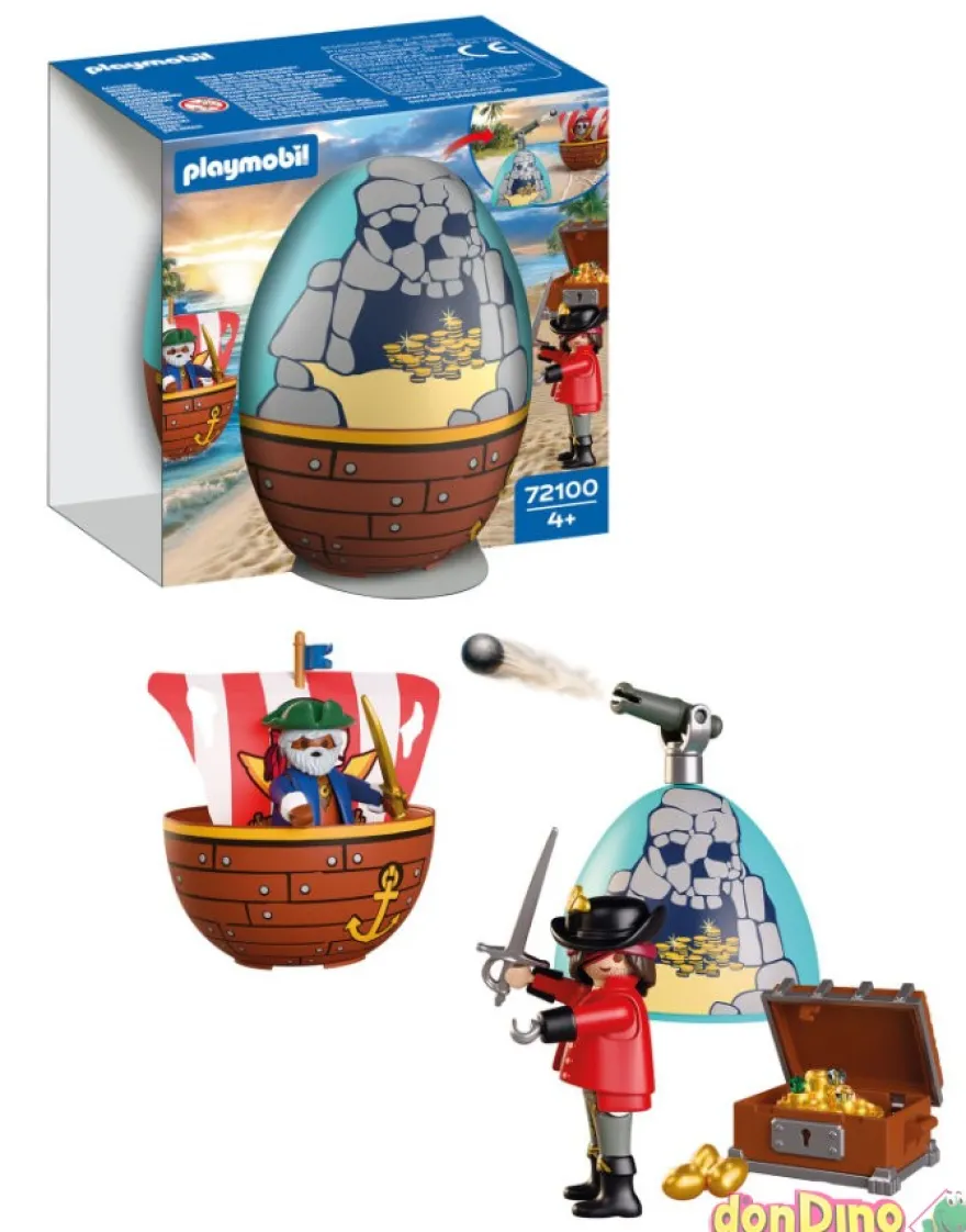 Play egg: piratas playmobil