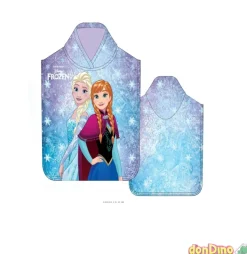 Poncho toalla frozen 55x110 cm. 100% polyester