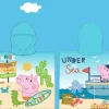 Poncho toalla george 55x55cm. peppa pig - 100% poliester