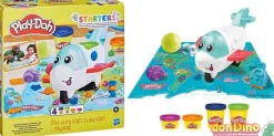 Primeras creaciones con el avion play-doh - c/4 botes